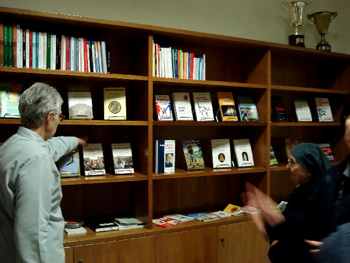 Sister Maria Pacis for marketing and the presentation shelf